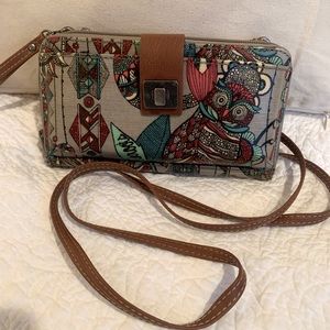 Sakroots Crossbody Smartphone Wallet